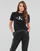 tekstylia Damskie T-shirty z krótkim rękawem Calvin Klein Jeans CORE MONOGRAM REGULAR TEE Czarny