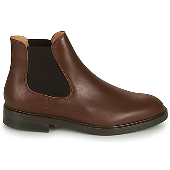 Selected SLHBLAKE LEATHER CHELSEA BOOT Brązowy