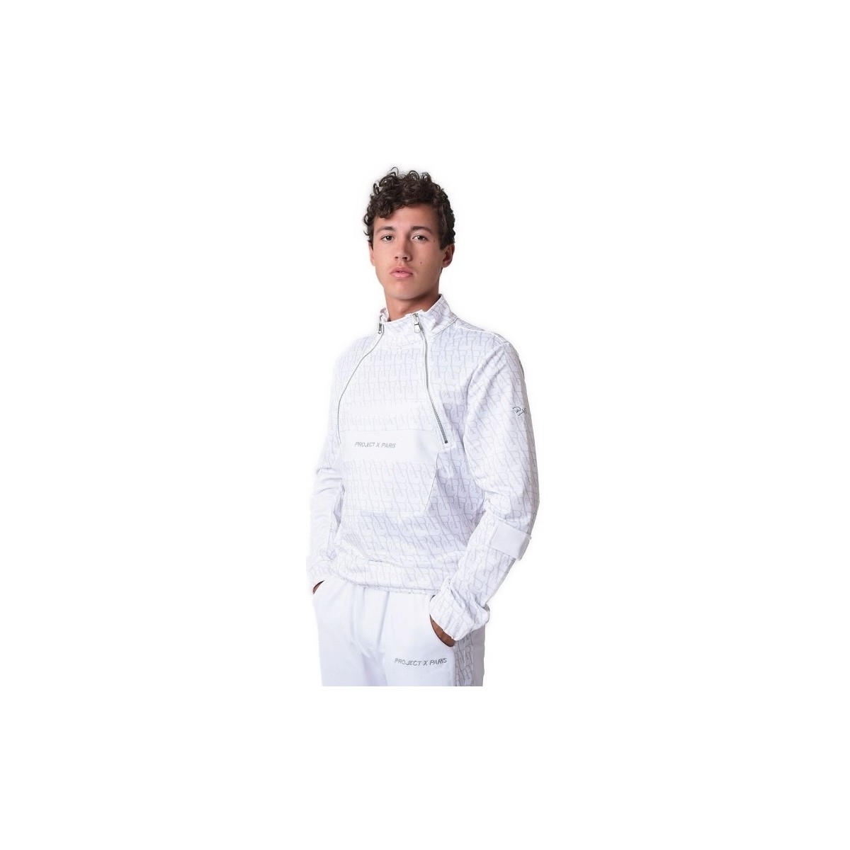 tekstylia Męskie Bluzy Project X Paris 2020085 Biały