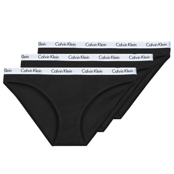 Bielizna Damskie Figi  Calvin Klein Jeans CAROUSEL BIKINI X3 Czarny / Czarny / Czarny