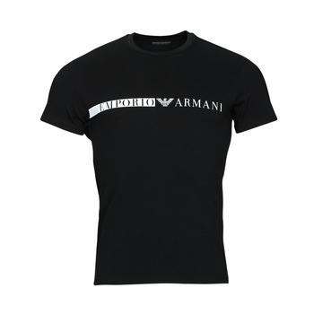 tekstylia Męskie T-shirty z krótkim rękawem Emporio Armani 2F525-111971-00020 Czarny