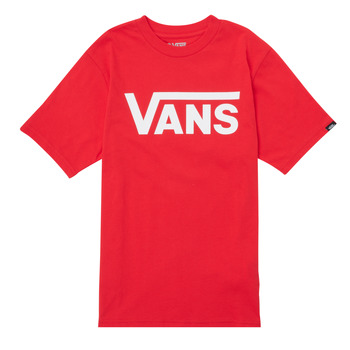 tekstylia Dziecko T-shirty z krótkim rękawem Vans BY VANS CLASSIC Czerwony