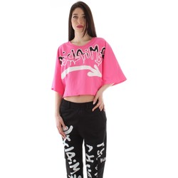 tekstylia Damskie T-shirty z krótkim rękawem Disclaimer 51713 Różowy