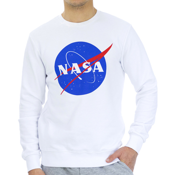 tekstylia Męskie Bluzy Nasa NASA11S-WHITE Biały