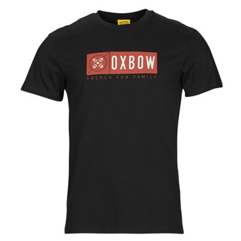 tekstylia Męskie T-shirty z krótkim rękawem Oxbow 02TELLIM Czarny
