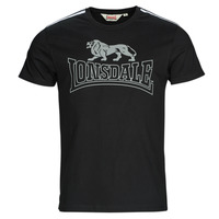 tekstylia Męskie T-shirty z krótkim rękawem Lonsdale PERSHILL Czarny