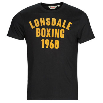 tekstylia Męskie T-shirty z krótkim rękawem Lonsdale PITSLIGO Czarny