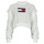 tekstylia Damskie Swetry Tommy Jeans TJW OVRSZD FLAG STITCH SWEATER Biały