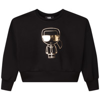 tekstylia Dziewczynka Bluzy Karl Lagerfeld Z15403-09B Czarny