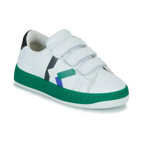 Buty Chłopiec Trampki niskie Kenzo K29092 Biały / Zielony