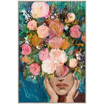 Dom Obrazy Signes Grimalt Kwiat Kobiety Pudełko Różowy