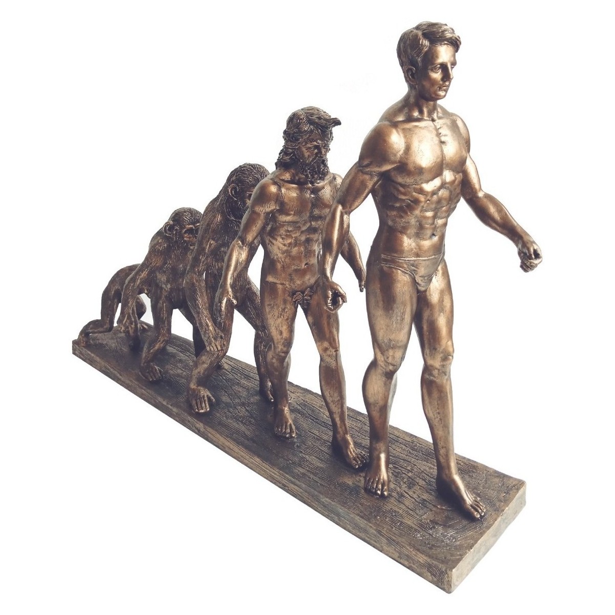 Dom Statuetki i figurki  Signes Grimalt Ewolucja Postać Człowieka Złoty