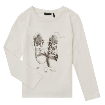 tekstylia Dziewczynka T-shirty z długim rękawem Ikks XV10102 Biały