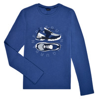 tekstylia Chłopiec T-shirty z długim rękawem Ikks XV10293 Niebieski