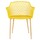 Dom Krzesła ogrodowe The home deco factory MALAGA X4 Żółty