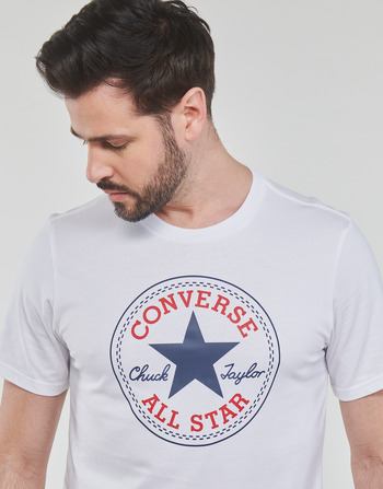 Converse GO-TO CHUCK TAYLOR CLASSIC PATCH TEE Biały