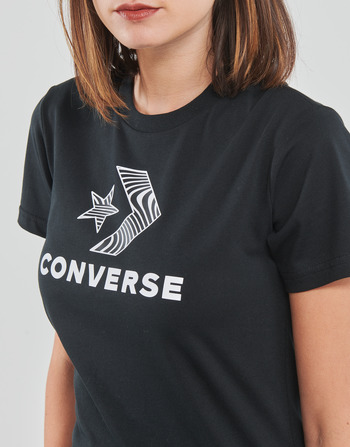 Converse STAR CHEVRON TEE Czarny