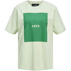 tekstylia Damskie T-shirty z krótkim rękawem Jjxx  Zielony