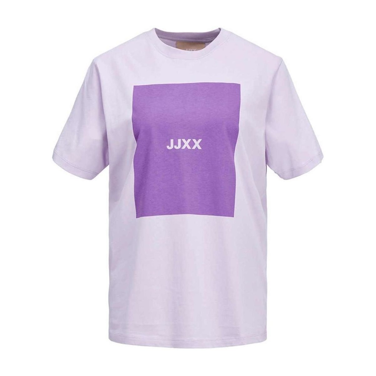 tekstylia Damskie T-shirty z krótkim rękawem Jjxx  Fioletowy
