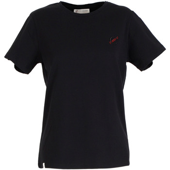 tekstylia Damskie T-shirty i Koszulki polo Café Noir JT0045 Czarny