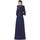 tekstylia Damskie Sukienki długie Impero Couture AJ3025 Niebieski