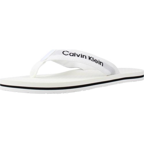 Buty Damskie Japonki Calvin Klein Jeans HW0HW00865 Biały