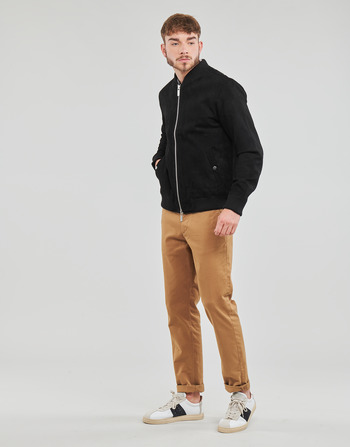 Selected SLHARCHIVE BOMBER SUEDE Czarny