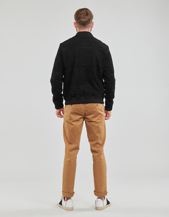 Selected SLHARCHIVE BOMBER SUEDE Czarny