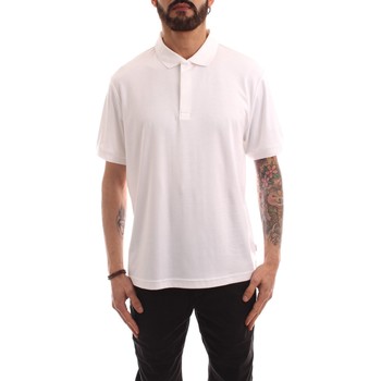 tekstylia Męskie Koszulki polo z krótkim rękawem Calvin Klein Jeans K10K108722 Biały
