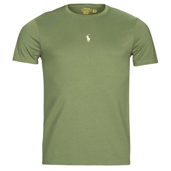 tekstylia Męskie T-shirty z krótkim rękawem Polo Ralph Lauren G224SC16-SSCNCMSLM1-SHORT SLEEVE-T-SHIRT Kaki / Army / Oliwka / Kaki