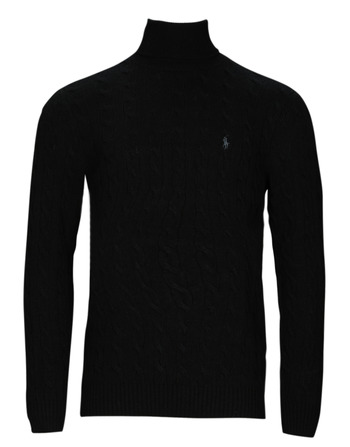 tekstylia Męskie Swetry Polo Ralph Lauren S224SC03-LSCABLETNPP-LONG SLEEVE-PULLOVER Czarny / Czarny
