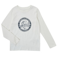 tekstylia Chłopiec T-shirty z długim rękawem Jack & Jones JJEJEANS TEE LS O-NECK Biały