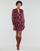 tekstylia Damskie Sukienki krótkie Liu Jo WF2317 Bordeaux / Różowy