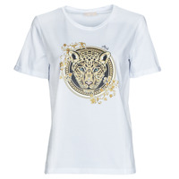 tekstylia Damskie T-shirty z krótkim rękawem Liu Jo WF2382 Biały