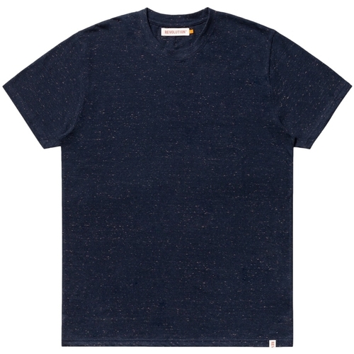 tekstylia Męskie T-shirty i Koszulki polo Revolution Structured T-Shirt 1204 - Navy Niebieski