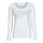 tekstylia Damskie T-shirty z długim rękawem Guess LS CN BRYANNA Biały