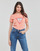 tekstylia Damskie T-shirty z krótkim rękawem Guess SS CN ORIGINAL TEE Różowy