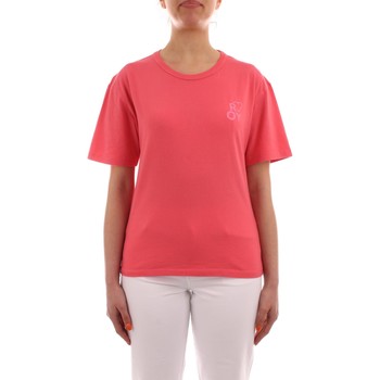 tekstylia Damskie T-shirty z krótkim rękawem Roy Rogers P22RND753C7480111 Czerwony