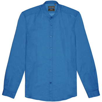 tekstylia Męskie Koszule z długim rękawem Antony Morato MMSL00666 FA400074 Niebieski