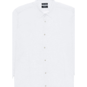 tekstylia Męskie Koszule z długim rękawem Antony Morato MMSL00667 FA400074 Biały