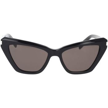 Zegarki & Biżuteria  Damskie okulary przeciwsłoneczne Yves Saint Laurent Occhiali da Sole  SL 466 001 Czarny