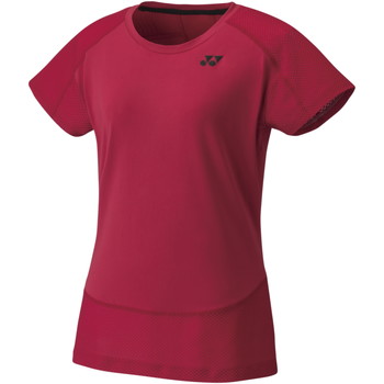 tekstylia Damskie T-shirty z krótkim rękawem Yonex T-shirt  20478ex Czerwony