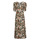 tekstylia Damskie Sukienki długie Only ONLAVRIL FR 2/4 SLIT CALF DRESS Wielokolorowy
