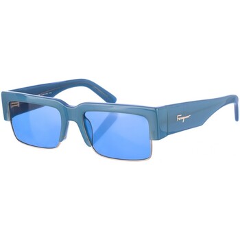 Zegarki & Biżuteria  Damskie okulary przeciwsłoneczne Salvatore Ferragamo SF276S-467 Niebieski