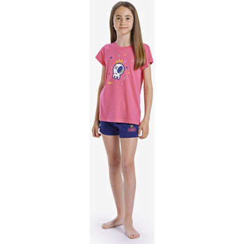 tekstylia Dziewczynka Piżama / koszula nocna Munich CH1400 Wielokolorowy
