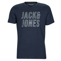 tekstylia Męskie T-shirty z krótkim rękawem Jack & Jones JJXILO TEE SS CREW NECK Marine
