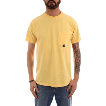 tekstylia Męskie T-shirty z krótkim rękawem Roy Rogers P22RRU634CA160111 Żółty