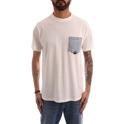 tekstylia Męskie T-shirty z krótkim rękawem Roy Rogers P22RRU633C748XXXX Biały