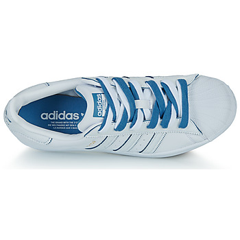 adidas Originals SUPERSTAR W Biały / Niebieski