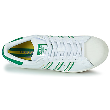 adidas Originals SUPERSTAR Biały / Zielony